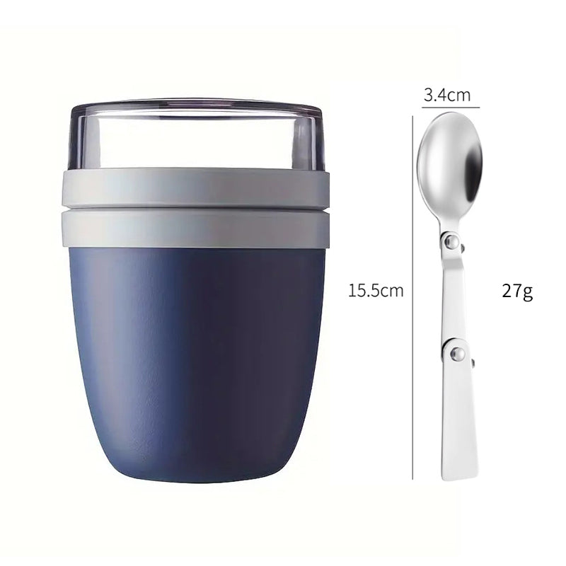Portable Yogurt & Cereal Cup with Lid