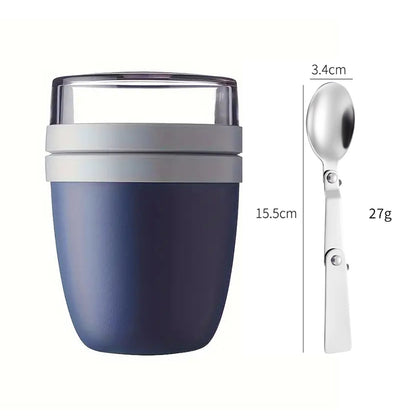 Portable Yogurt & Cereal Cup with Lid