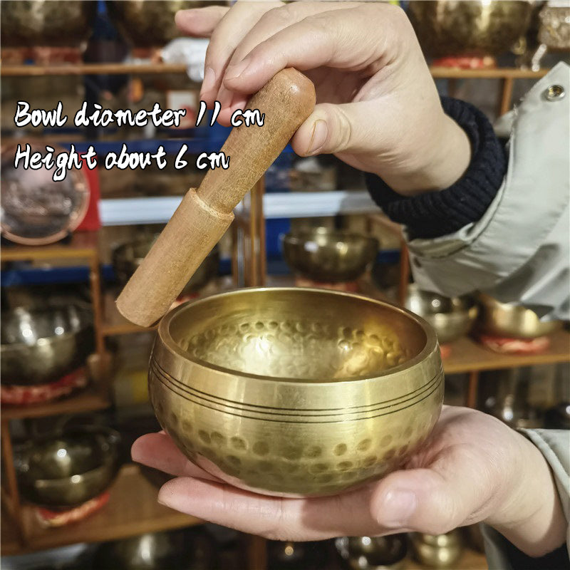 Tibetan brass singing bowl