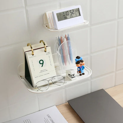 Punch-Free Floating Bathroom Shelf