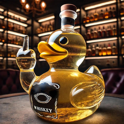  Middle Finger Duck Bottle Decanter 10 Oz Middle Finger Duck Bottle