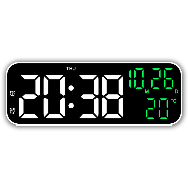 LED Digital Alarm Clock with Temperature & Date