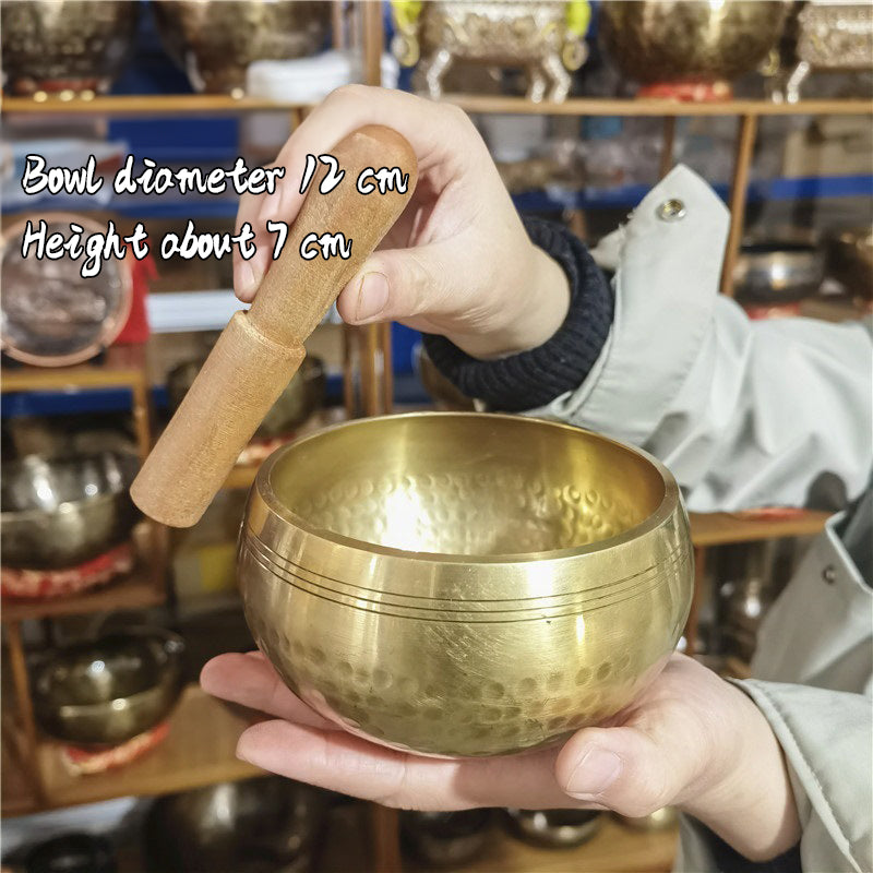 Tibetan brass singing bowl