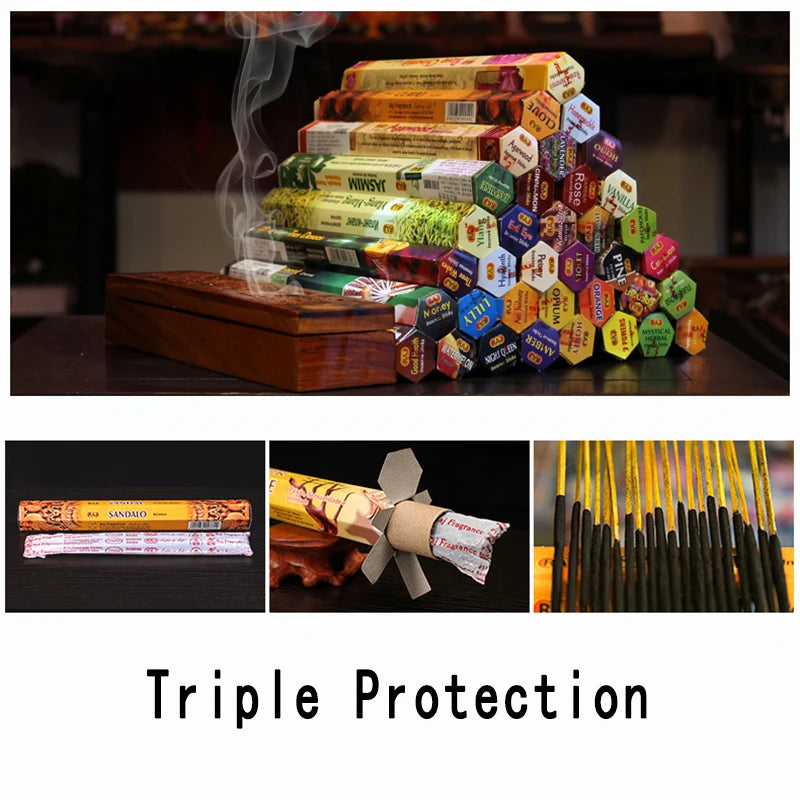 Sandalwood & Palo Santo Incense Sticks (Meditation Set)