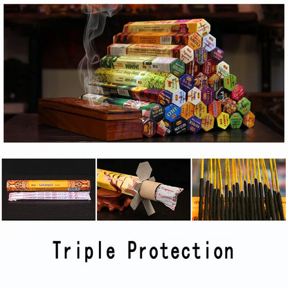 Sandalwood & Palo Santo Incense Sticks (Meditation Set)